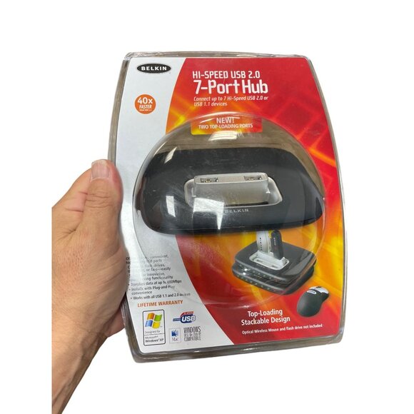 Belkin Hi-Speed USB 2.0 7 port HUB unused in box SKU 9330 - Picture 12 of 12